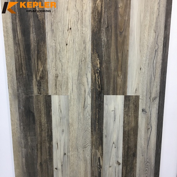 2019 New Design 100% Vinyl Rigid Core SPC Flooring KPL6519-2