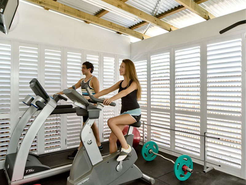 Outdoor Fixed panel shutters Multi Folding Panel Shutters Blind Louver Interior Up and Down Tracks