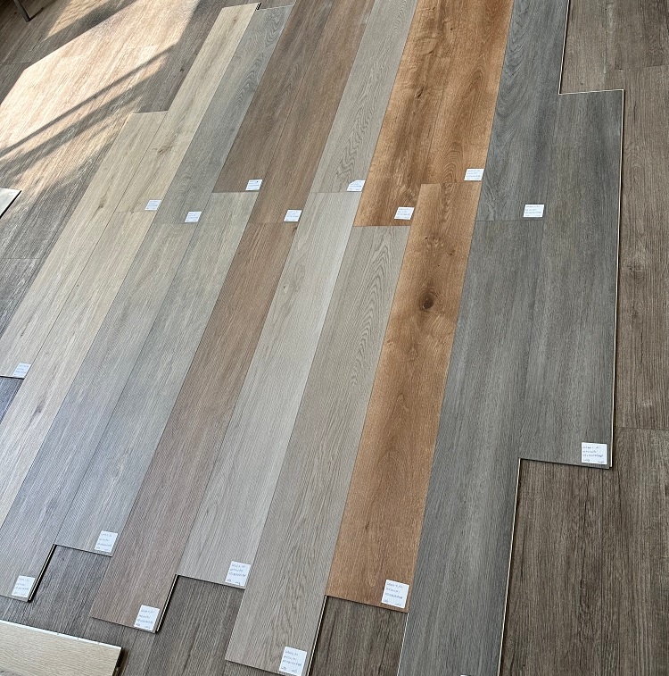 Embossed Wood Testure SPC Flooring Rigid Vinyl Plank